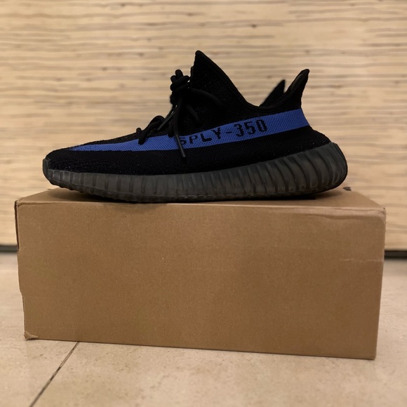 Yeezy Adidas Boost 350 V2 Dazzling Blue - Picture 2 of 5